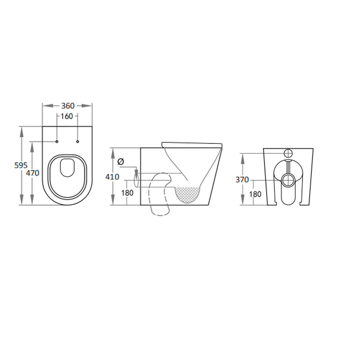 Eva Box Rim In Wall Gloss White Toilet Geberit Sigma 30 Package