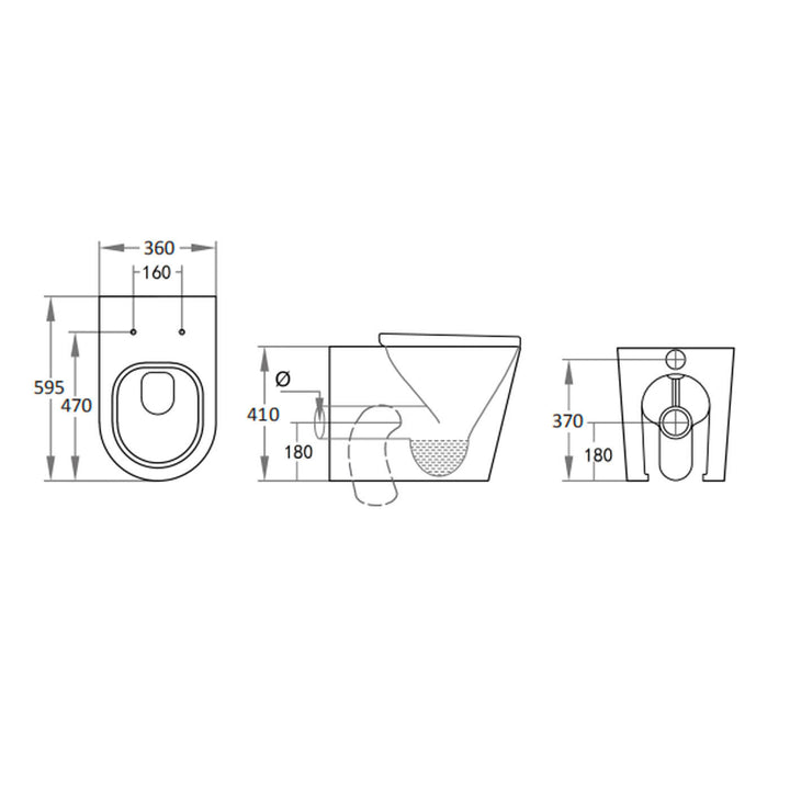 Eva Box Rim In Wall Gloss White Toilet Geberit Sigma 30 Package