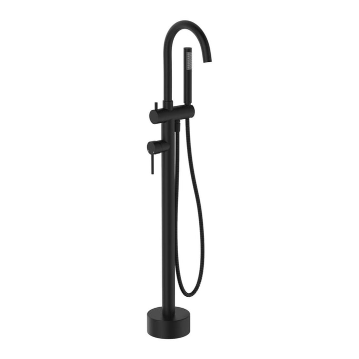 Kaya Floor Mounted Freestanding Bath Spout with Handset