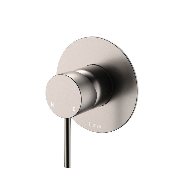 Kaya Pin Handle Shower Wall Mixer 100mm Backplate