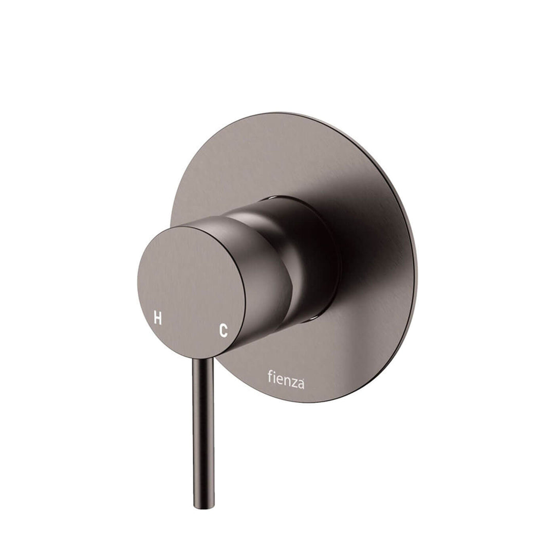 Kaya Pin Handle Shower Wall Mixer 100mm Backplate