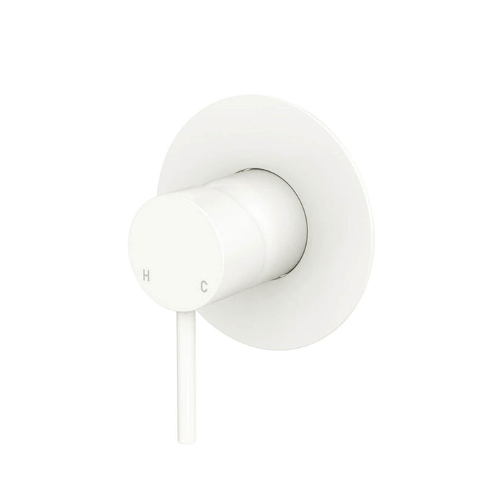 Kaya Pin Handle Shower Wall Mixer 100mm Backplate