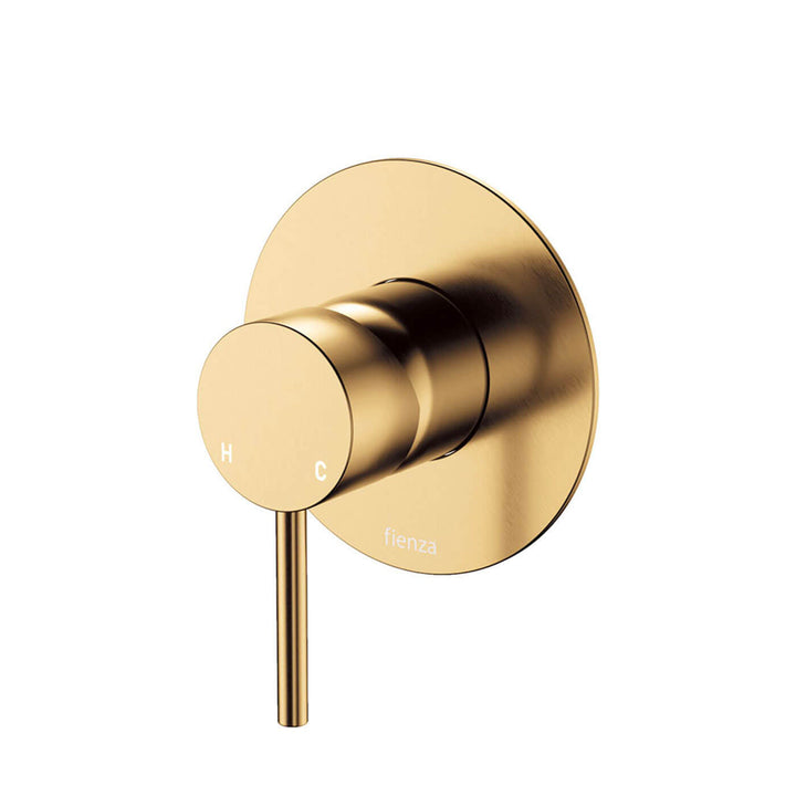 Kaya Pin Handle Shower Wall Mixer 100mm Backplate