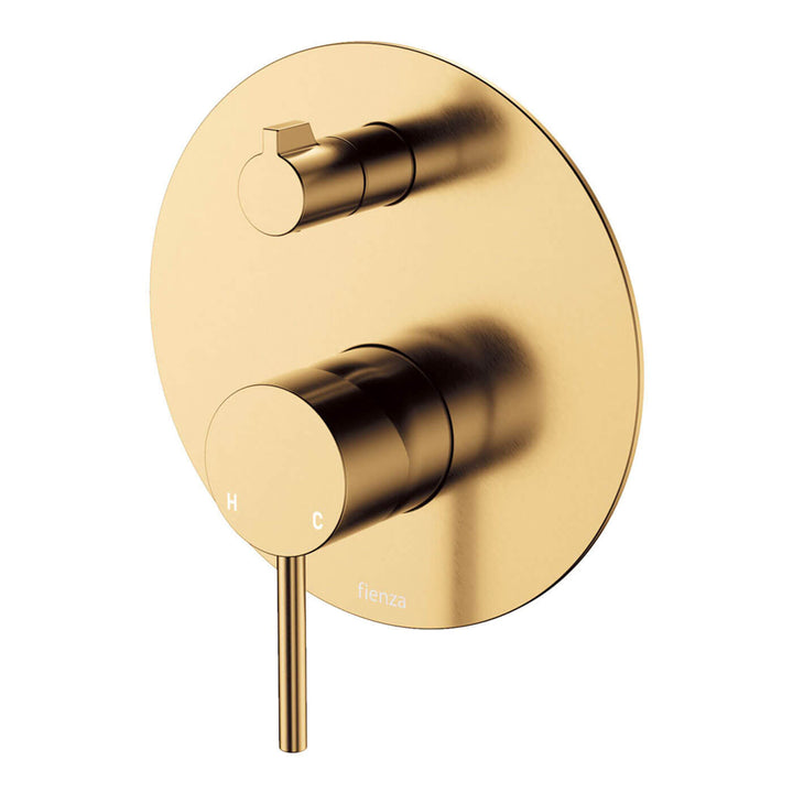 Kaya Pin Handle Diverter Wall Mixer 150mm Backplate