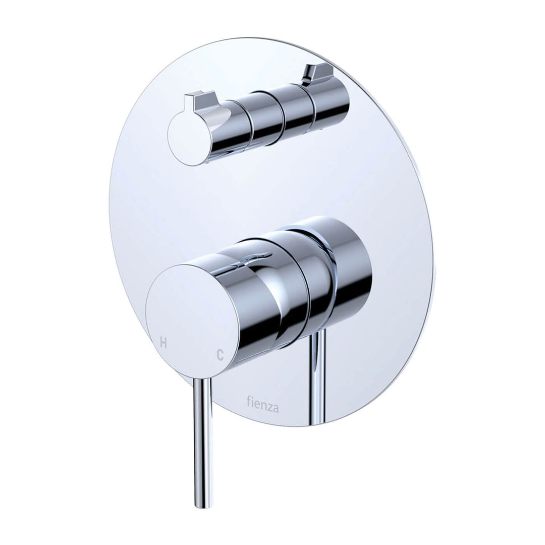 Kaya Pin Handle Diverter Wall Mixer 150mm Backplate