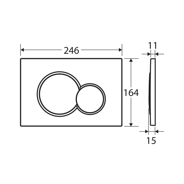 Geberit Sigma In Wall Flush Plate Button