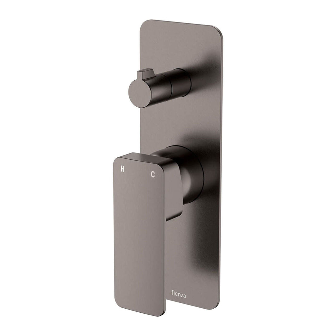 Tono Long Backplate Shower Diverter Wall Mixer