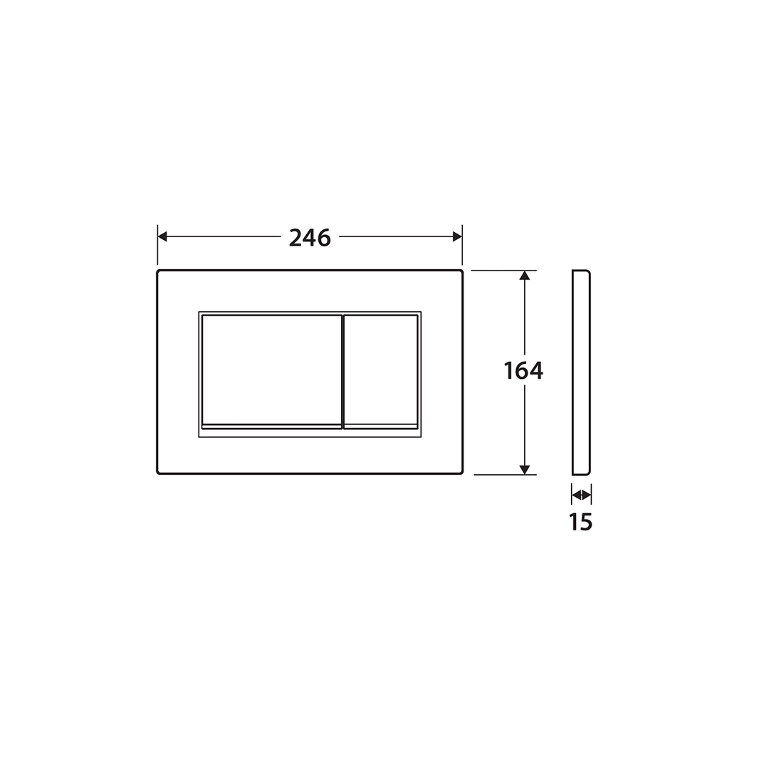 Eva Box Rim In Wall Gloss White Toilet Geberit Sigma 30 Package