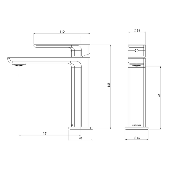 Gloss MKII Short Basin Mixer