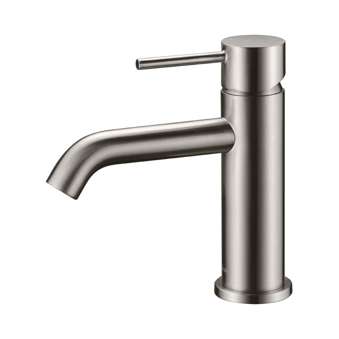 Hali Curved Pin Handle Short Basin Mixer