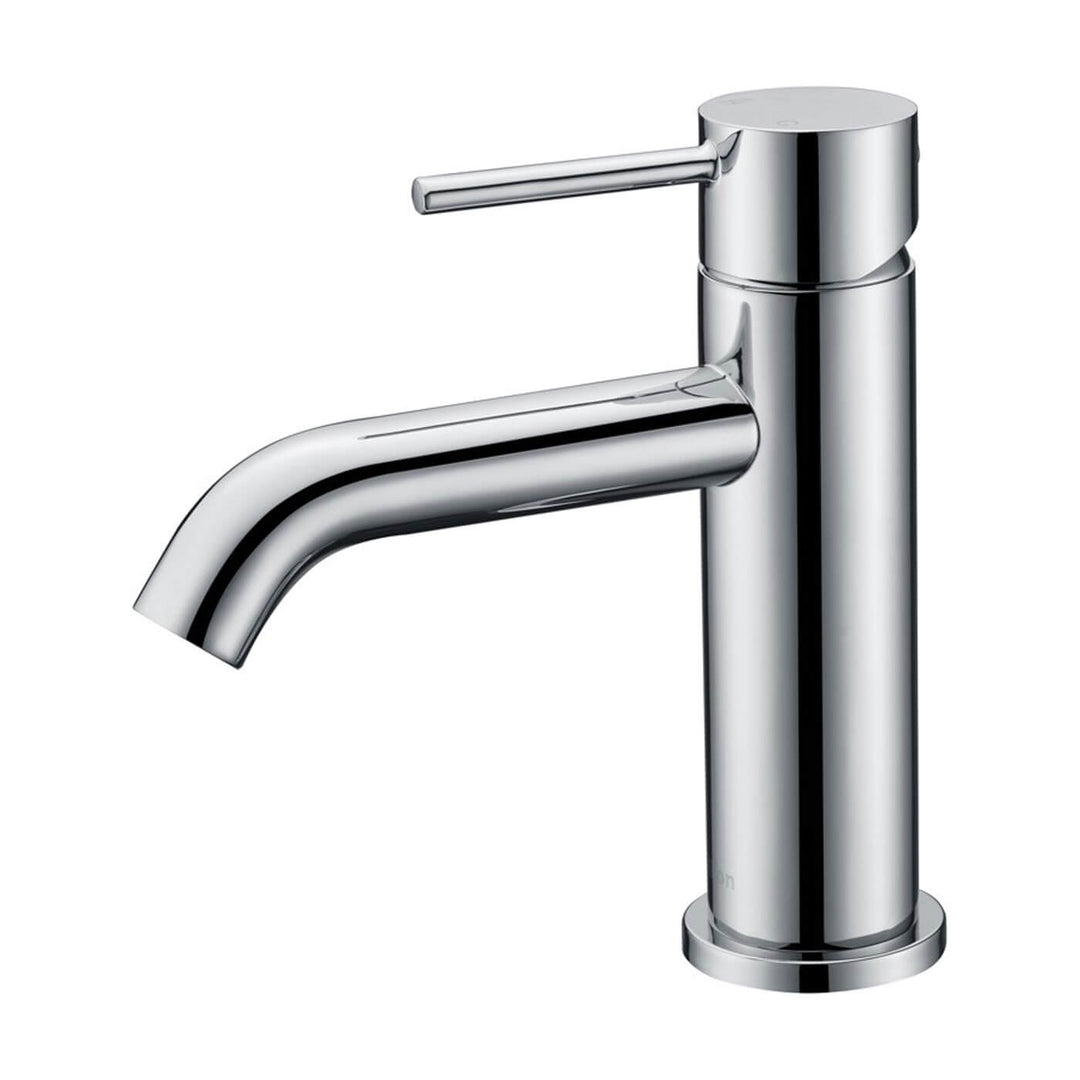 Hali Curved Pin Handle Short Basin Mixer