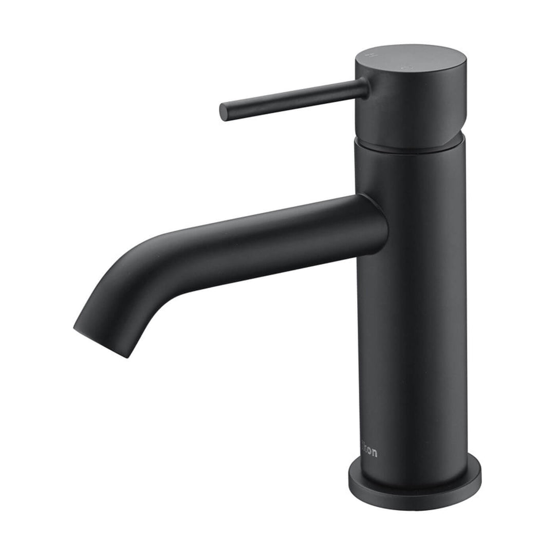 Hali Curved Pin Handle Short Basin Mixer