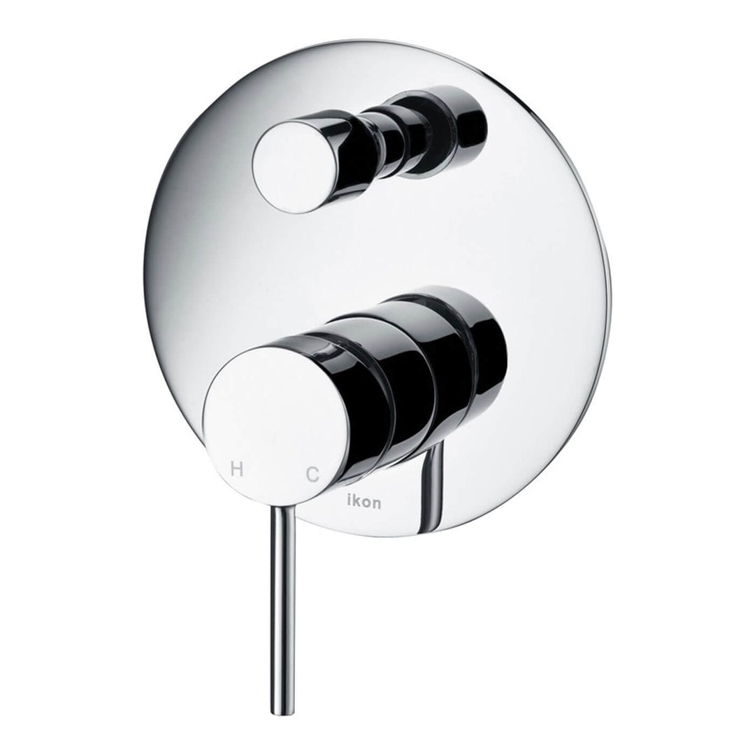 Hali Pin Handle Shower Wall Mixer with Diverter