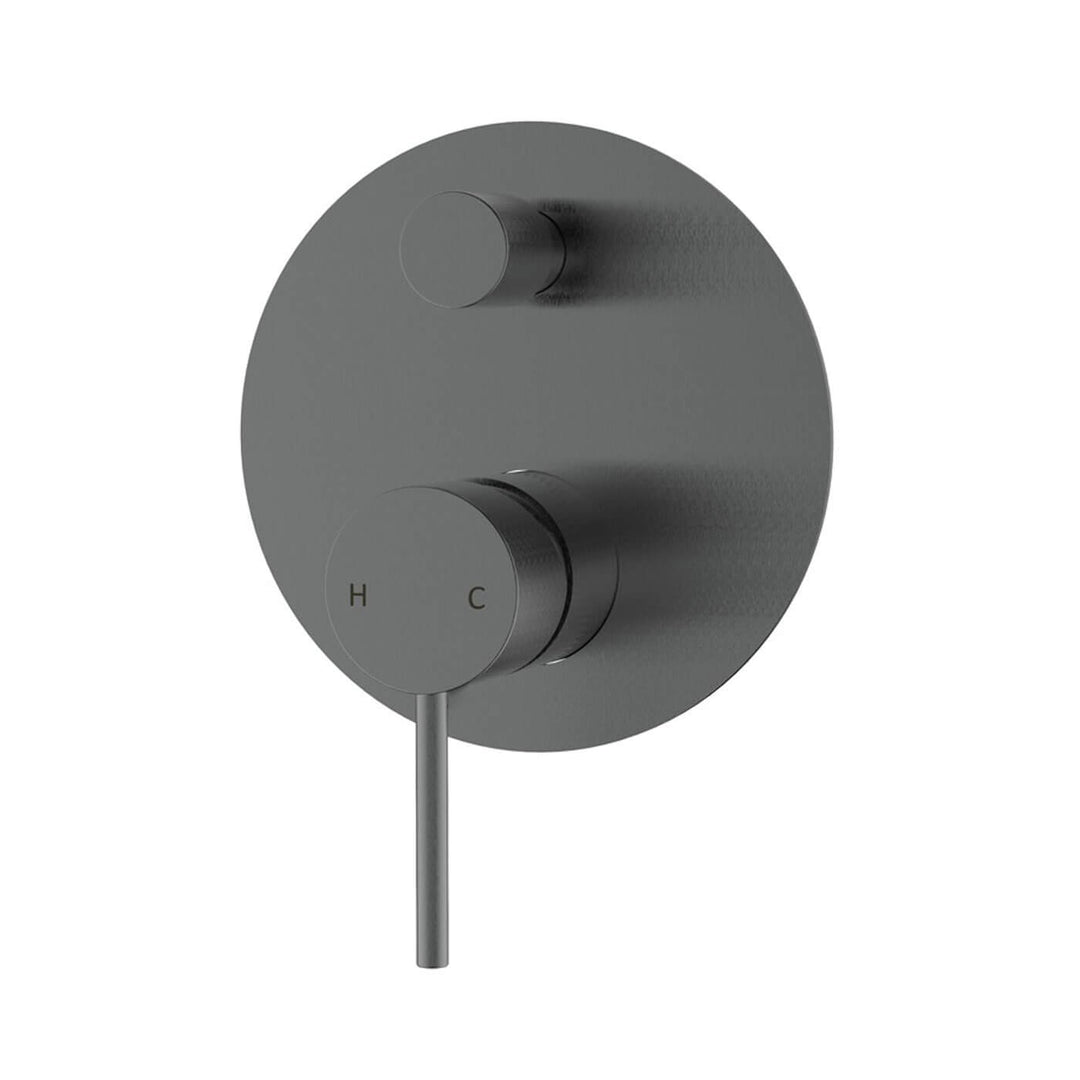 Hali Pin Handle Shower Wall Mixer with Diverter