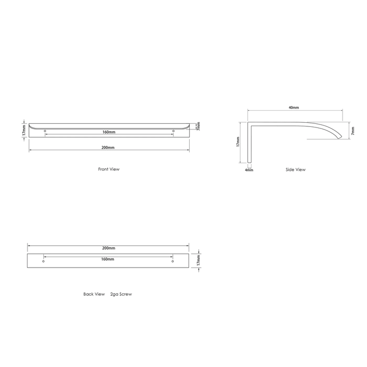 Hampshire Vanity Drawer Handle