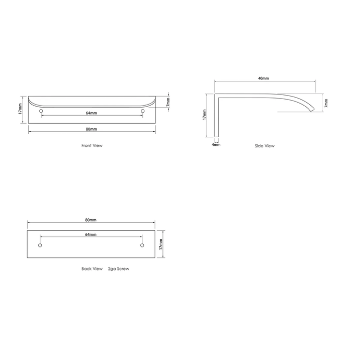 Hampshire Vanity Drawer Handle