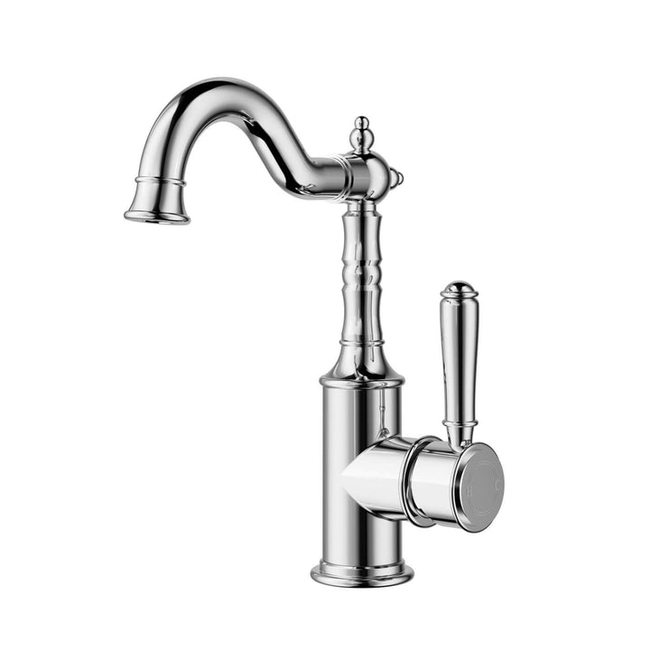 Clasico Brass Handle Basin Mixer