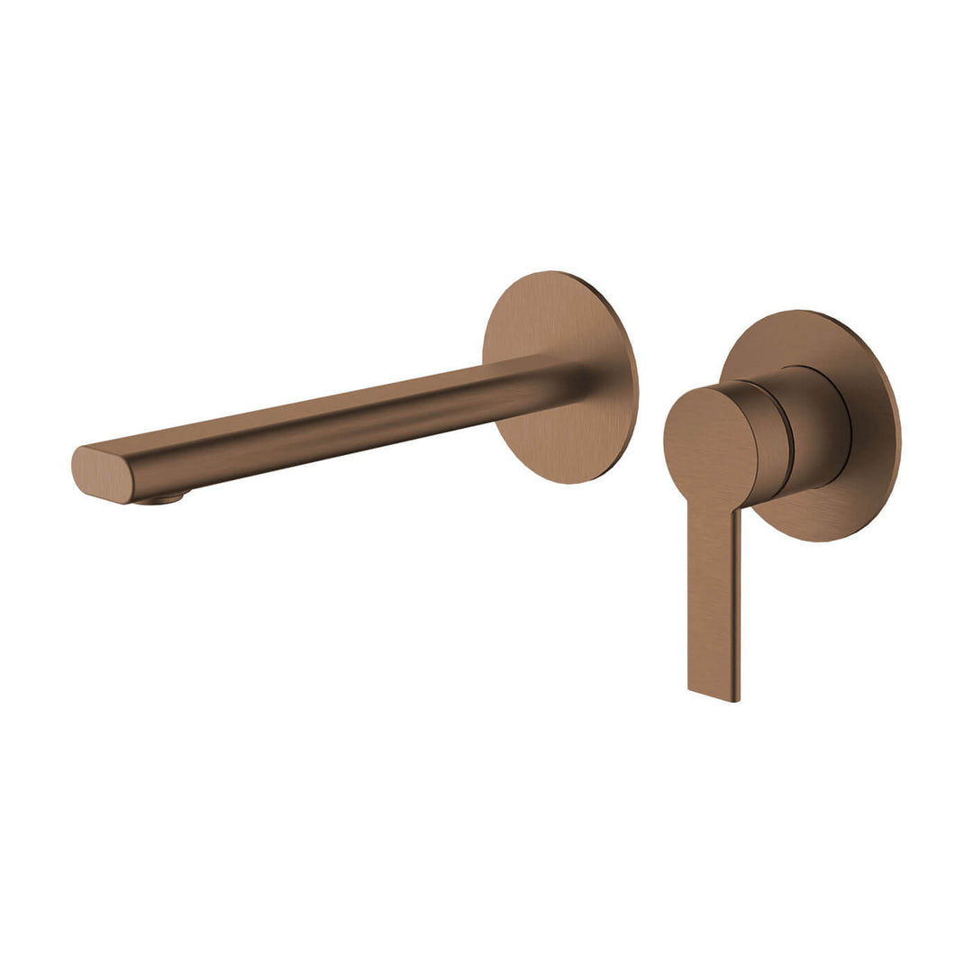 Iris Slim Wall Mixer and Spout Set