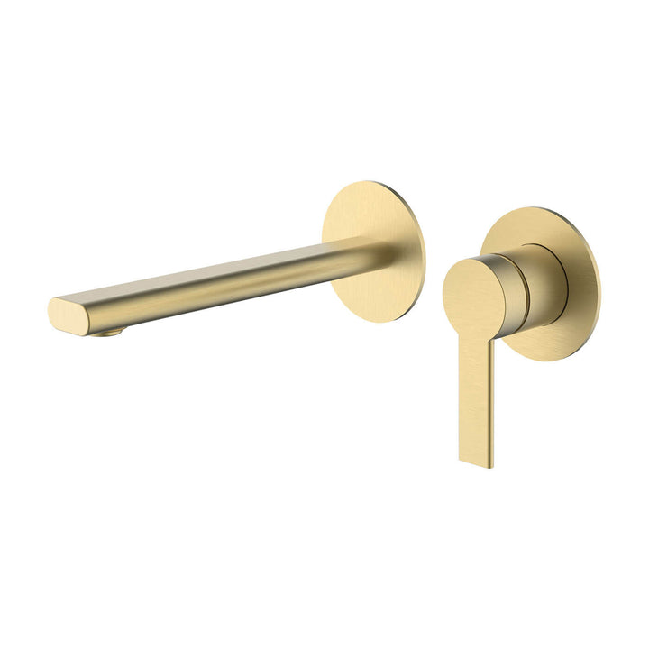 Iris Slim Wall Mixer and Spout Set