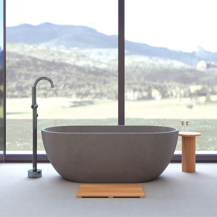 Jada Freestanding Concrete Bathtub 1500mm