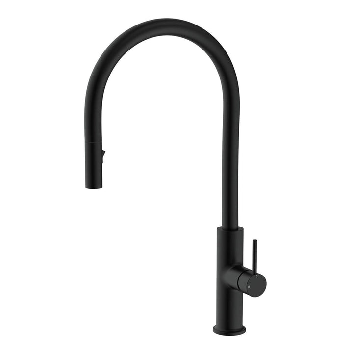 Kaya Pull Out Gooseneck Sink Mixer