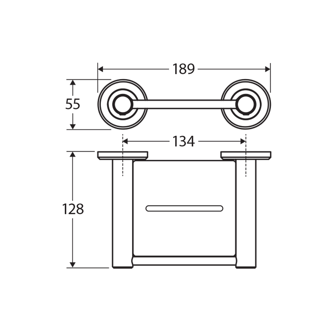 Kaya Round Soap Holder Shelf