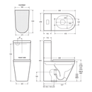 Kaya Extra Height Rimless Tornado Flush Toilet