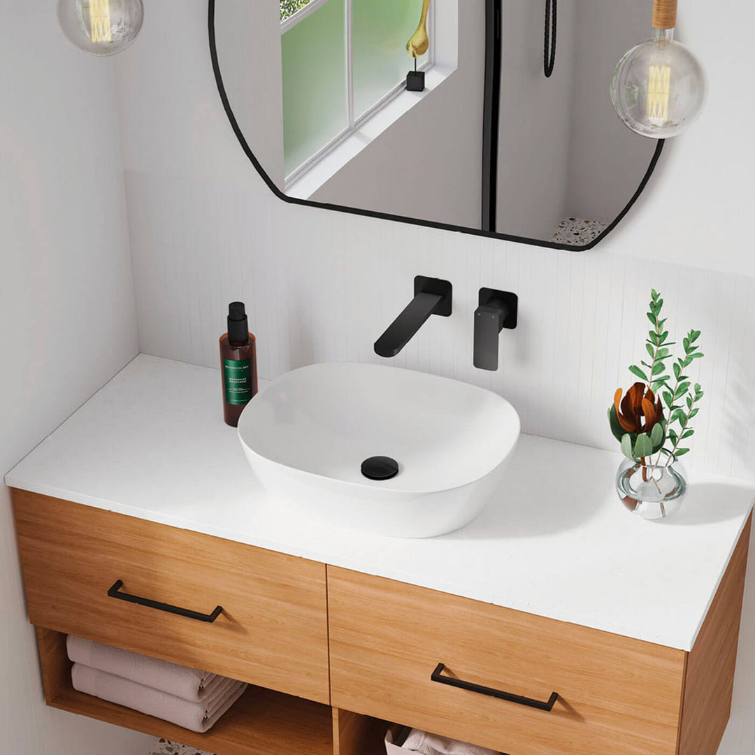 Koko Curved Above Counter Basin 465x375mm