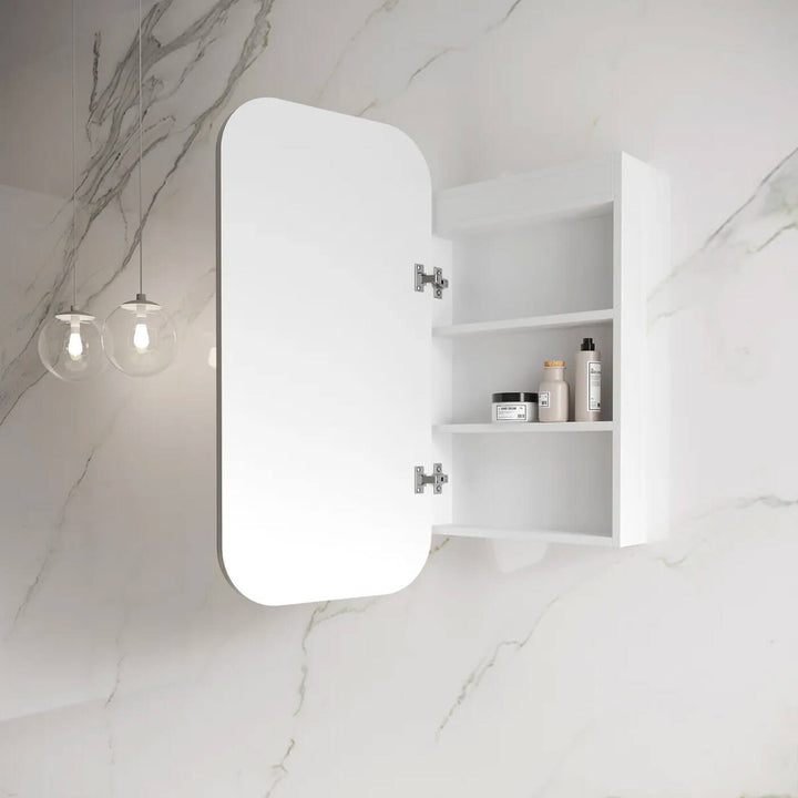 LED Newport Soft Square Shaving Mirror Cabinet 900x450mm