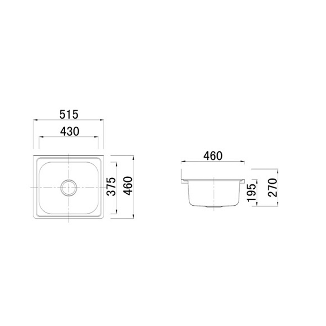 Lavassa Stainless Steel Cleaners Sink