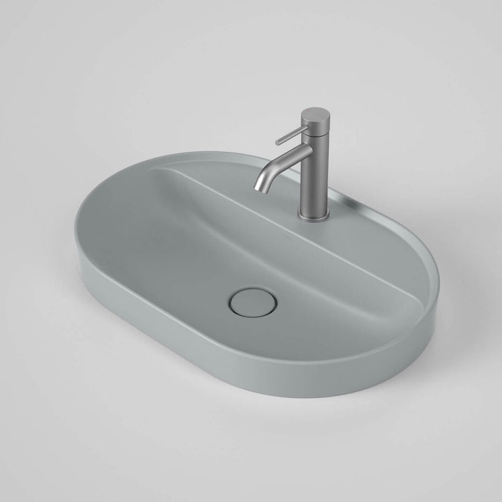 Liano II Oval Tap Hole Inset Basin 600x400mm