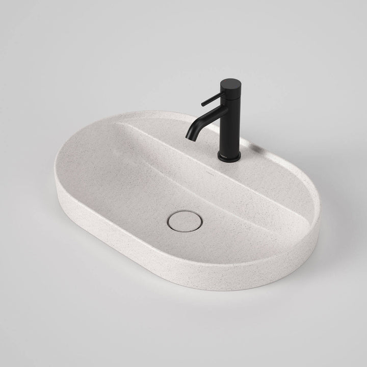 Liano II Oval Tap Hole Inset Basin 600x400mm