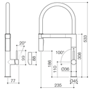 Liano II Pull Down Sink Mixer