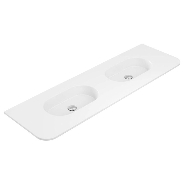 Lila Curved Ceramic Vanity Benchtop (750-1500mm)