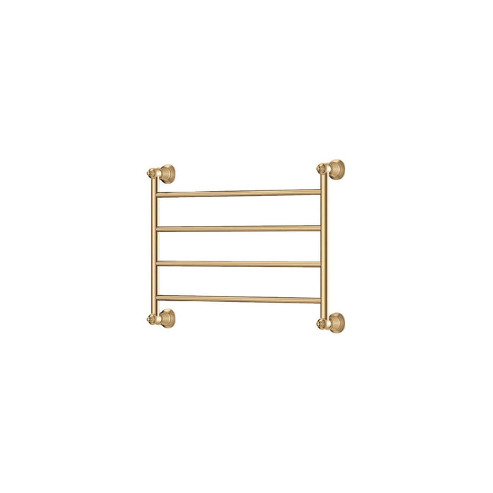 Lillian 4 Bar Heated Towel Rack 600x450mm