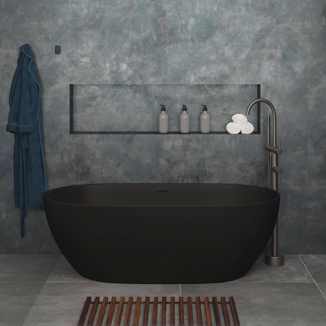 Luciana Freestanding Cast Stone Bathtub 1500-1690mm