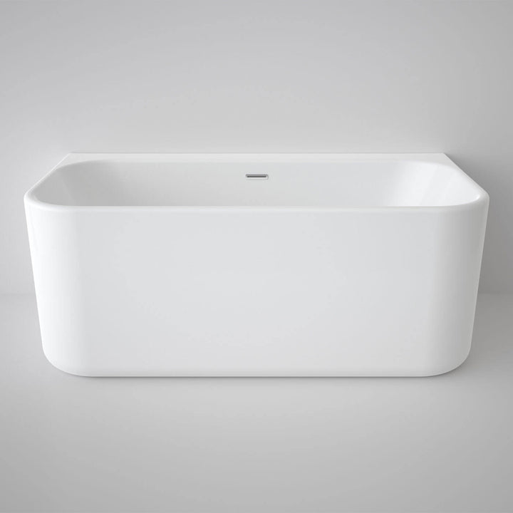 Luna Overflow Back to Wall Acrylic Bathtub 1400mm