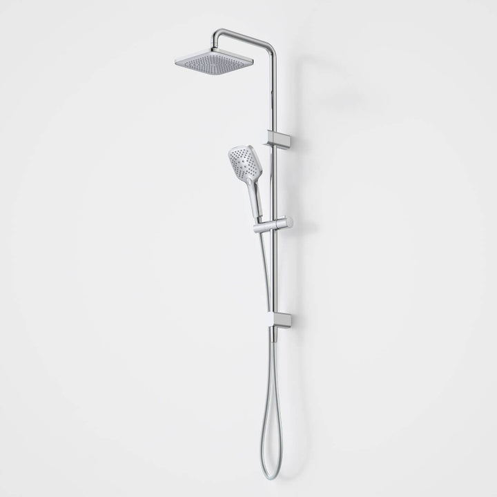 Luna Overhead Twin Shower Rail