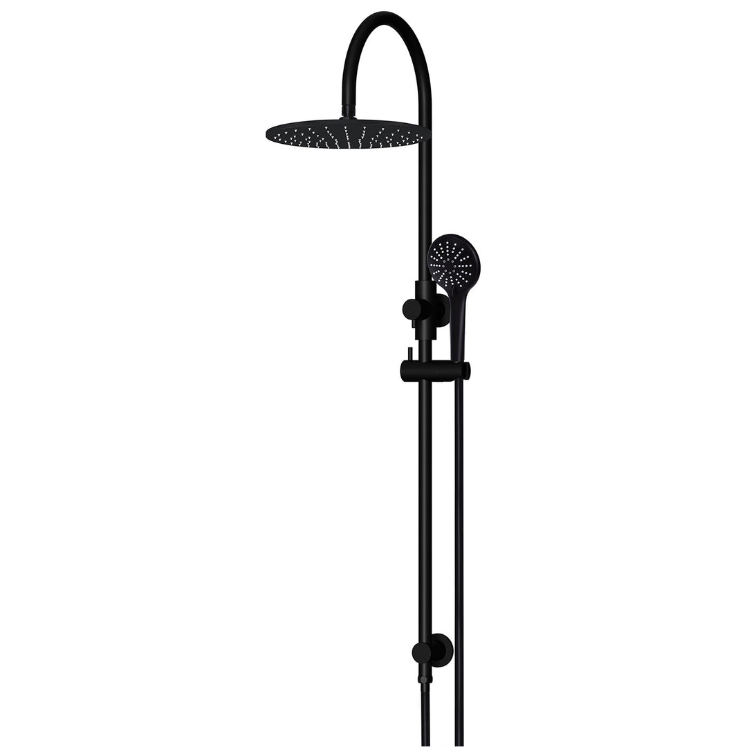 Meir Gooseneck 3-Function Handset Shower Rail