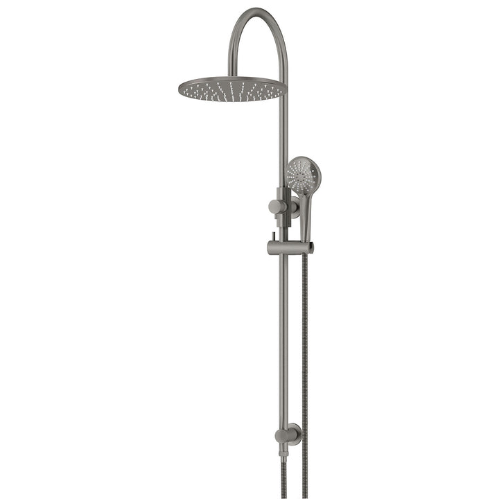 Meir Gooseneck 3-Function Handset Shower Rail