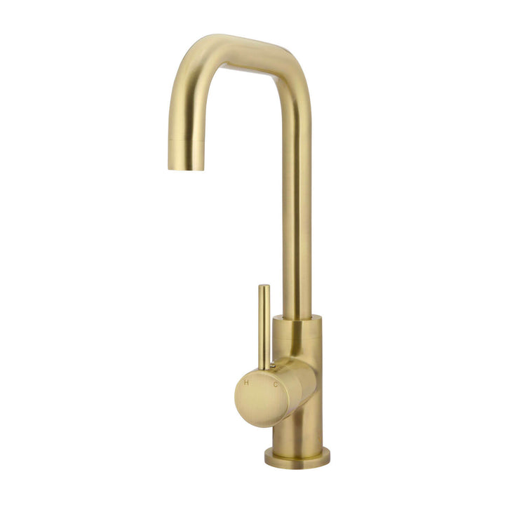 Meir Flat Top Gooseneck Sink Mixer