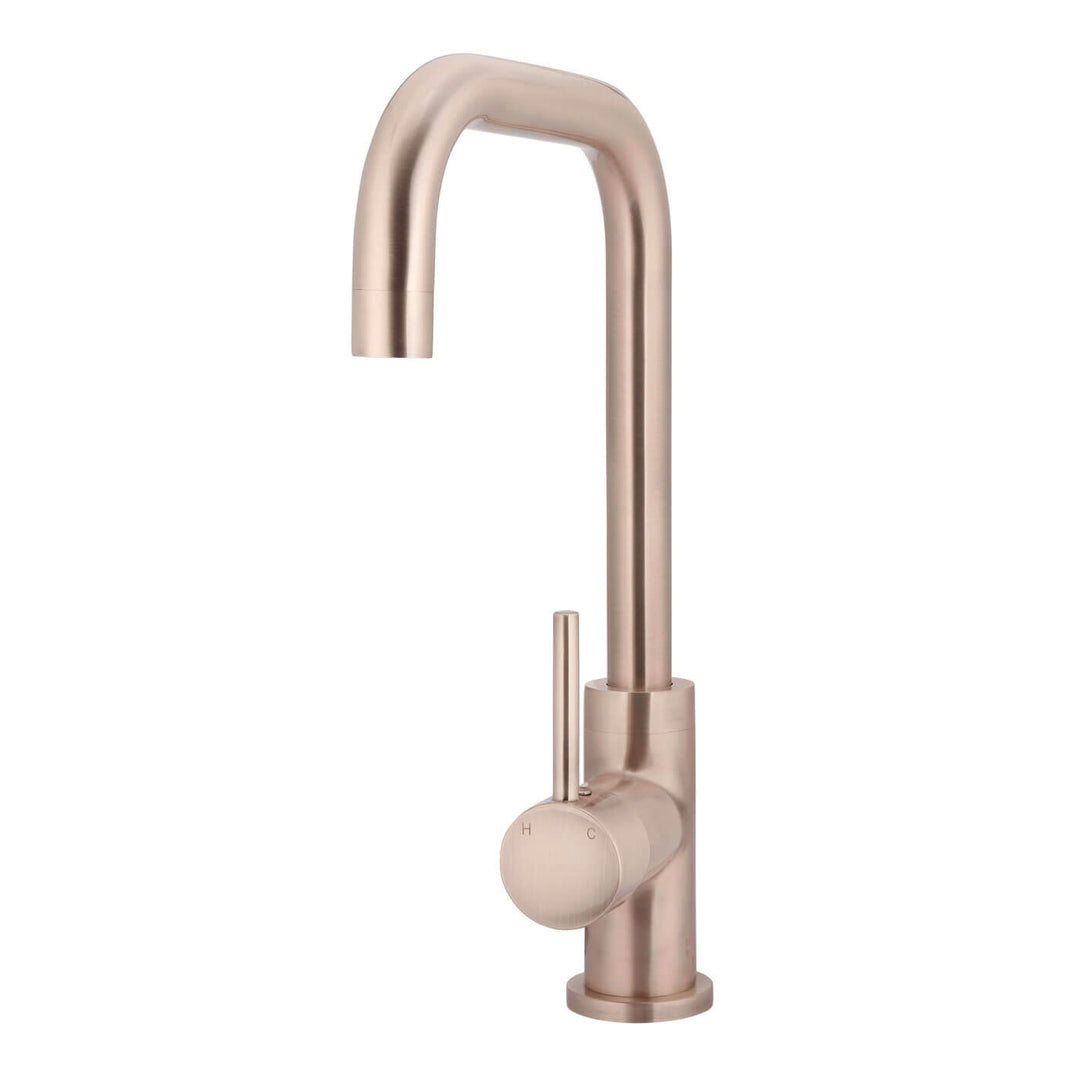 Meir Flat Top Gooseneck Sink Mixer