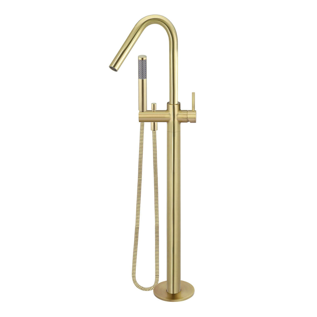 Meir Freestanding Pin Handle Bath Spout