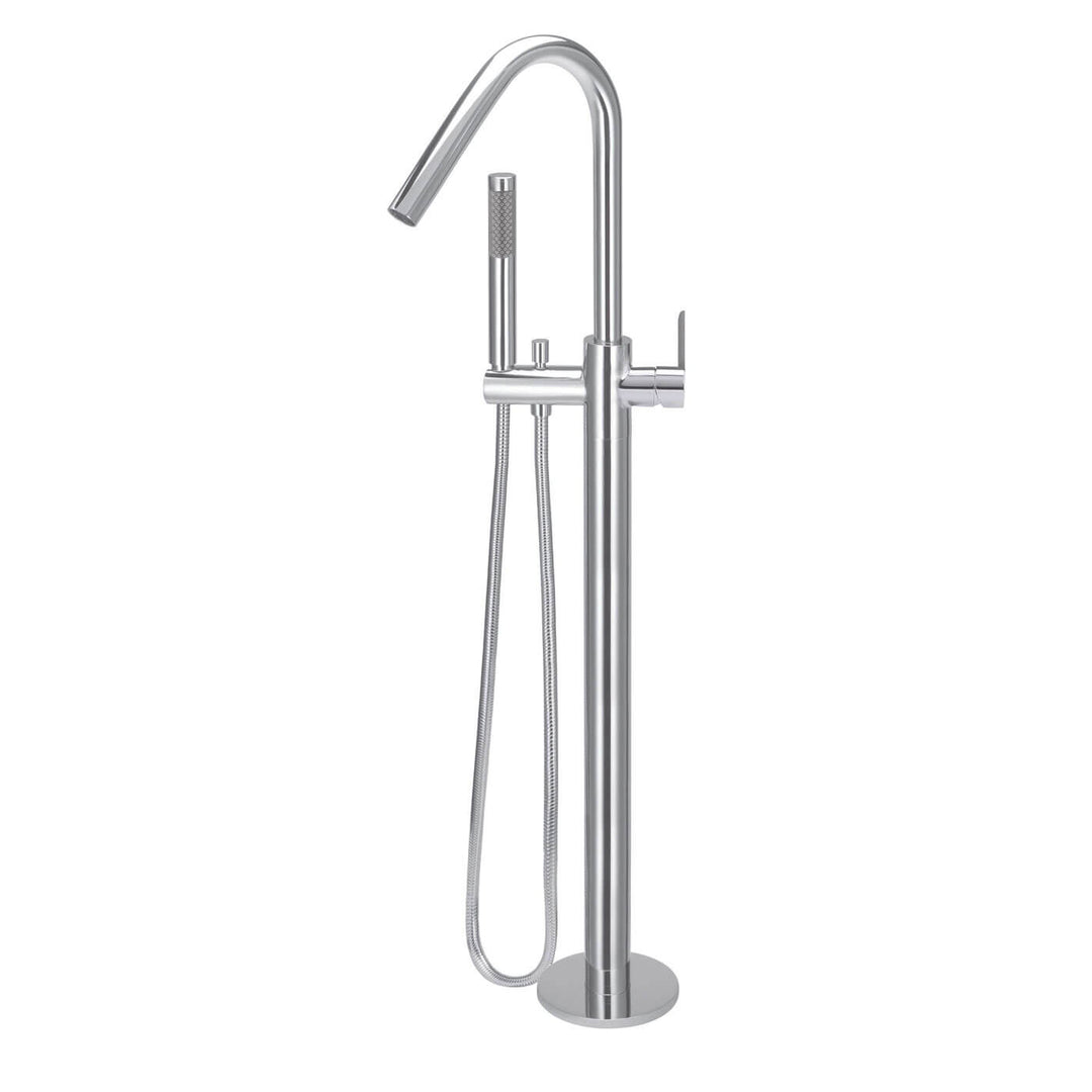 Meir Freestanding Paddle Handle Bath Spout