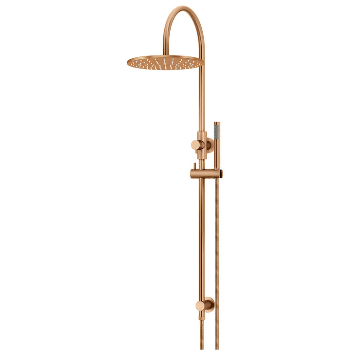 Meir Gooseneck Slim Handset Shower Rail