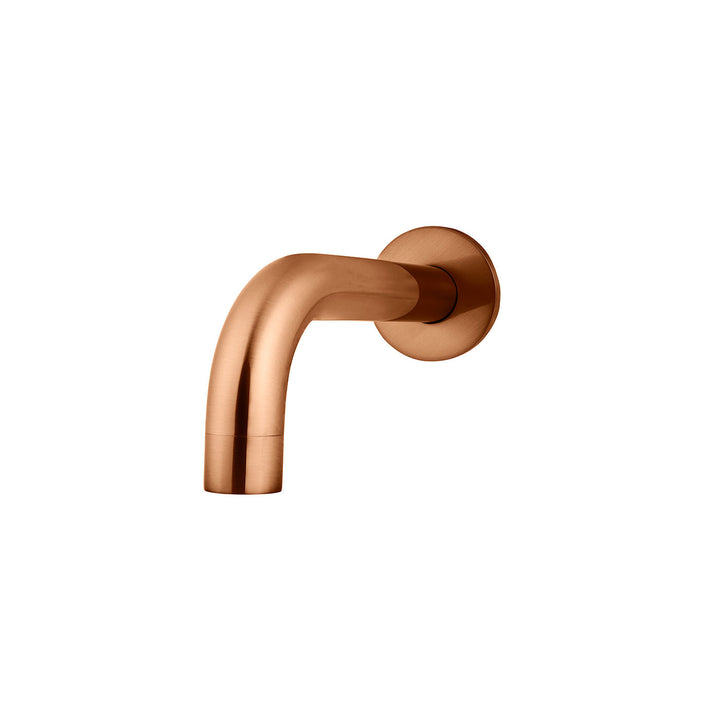 Meir Mini Curved Wall Spout 130mm