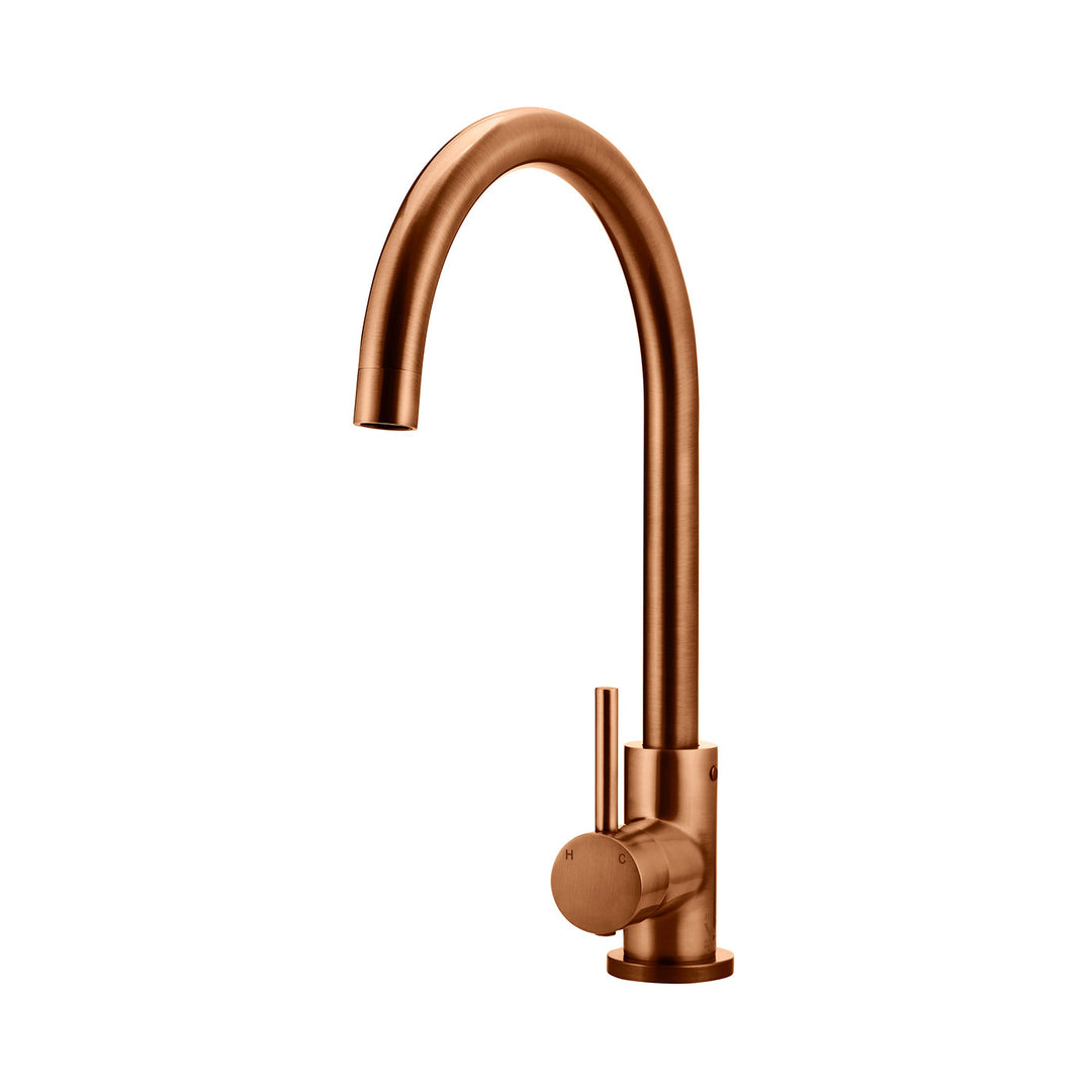 Meir Pin Handle Gooseneck Sink Mixer