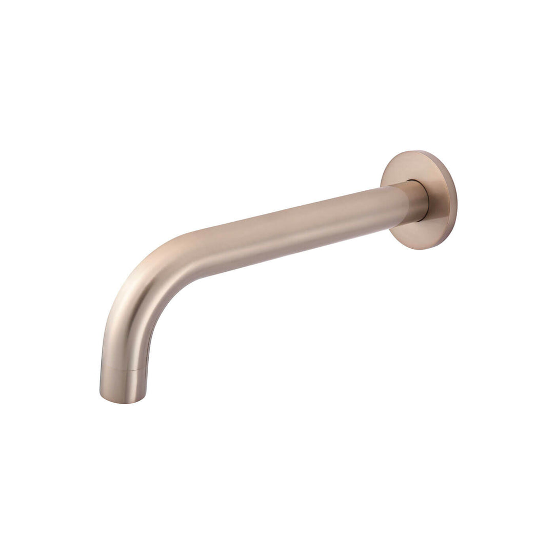 Meir Round Curved Wall Spout 200mm