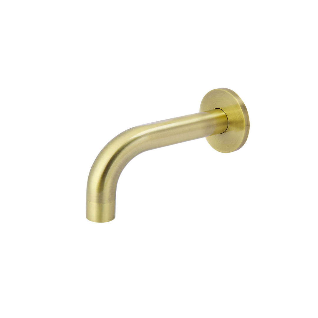 Meir Mini Curved Wall Spout 130mm