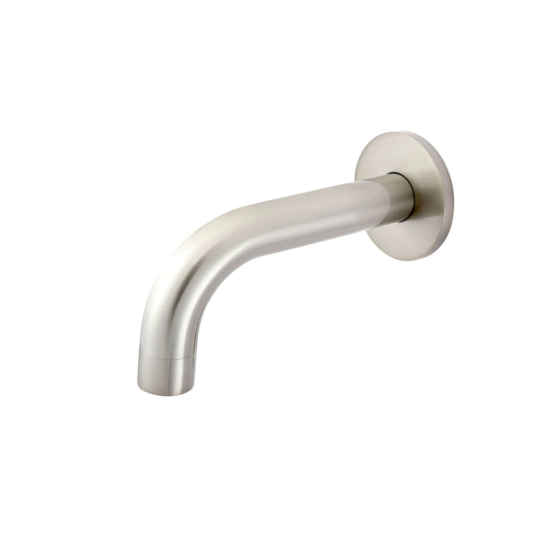 Meir Mini Curved Wall Spout 130mm